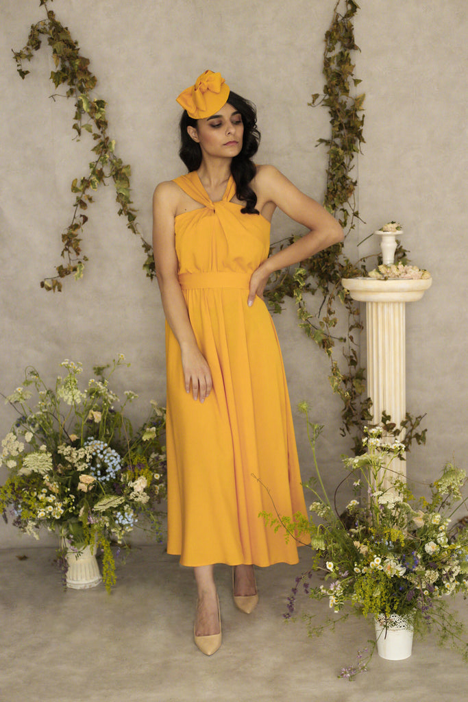 Charlotte Gown Mustard - RTS