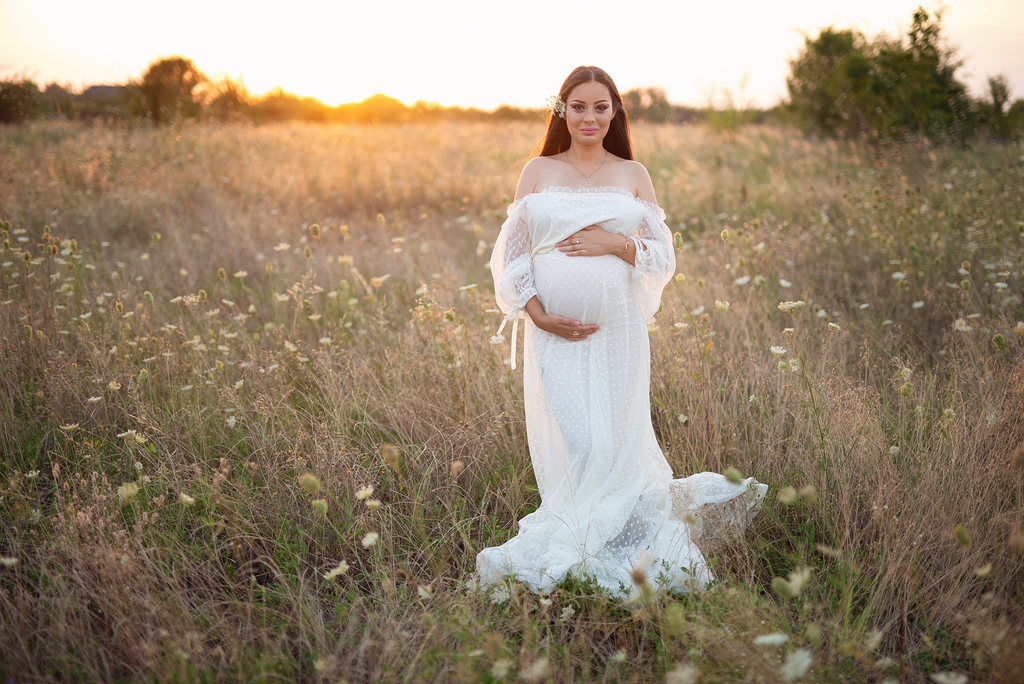 Eliana Gown Maternity Dress Joyful Design. 